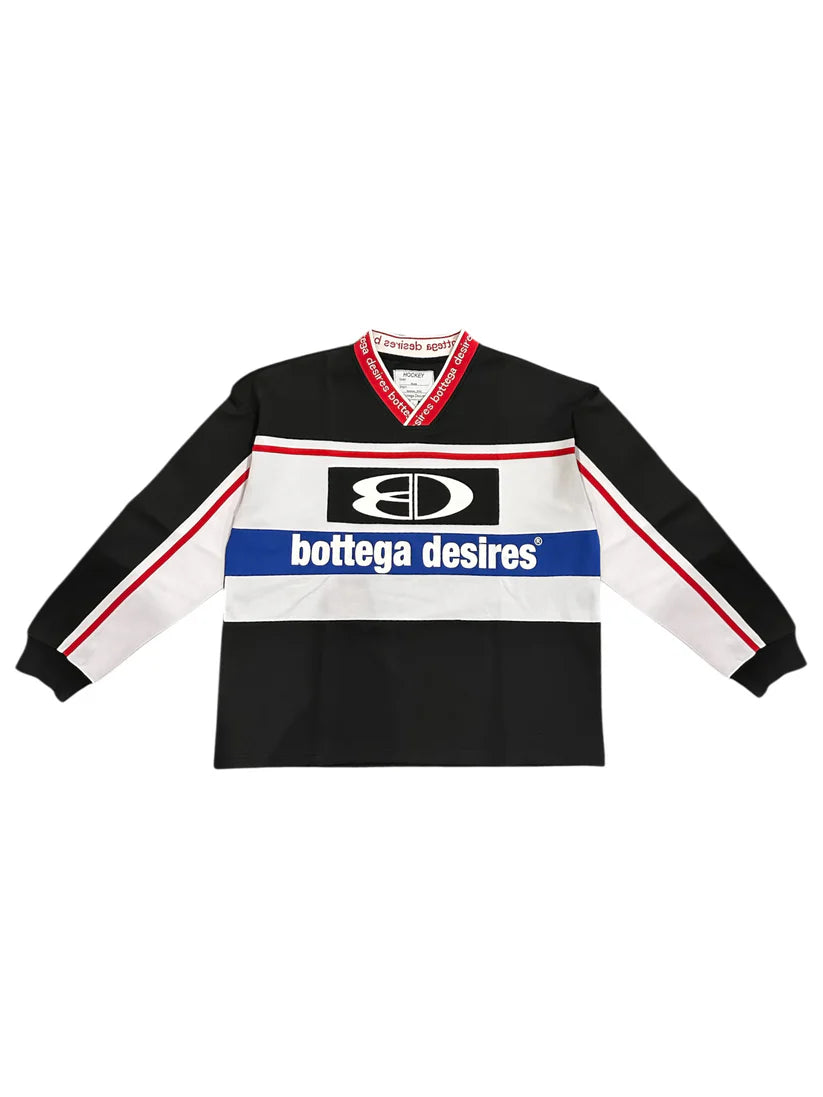 BOTTEGE DESIRES HOCKEY LONG SLEEVE JERSEY (BLACK)