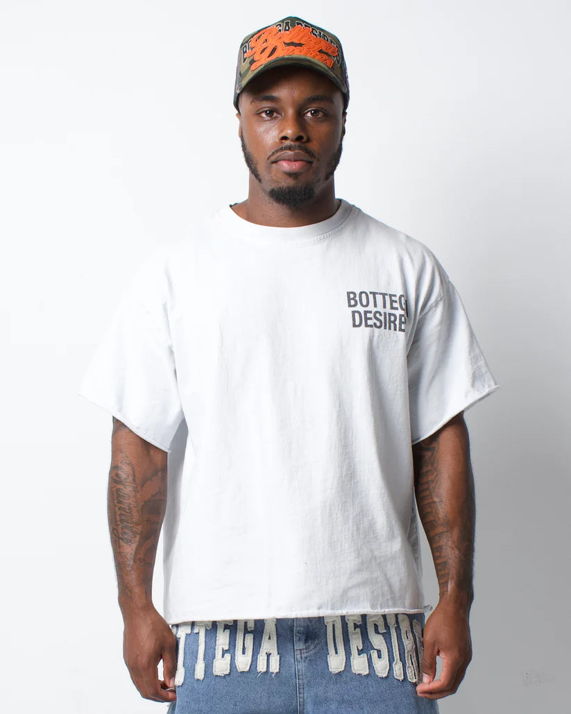 BOTTEGA DESIRES FUCK EM T-SHIRT (WHITE))