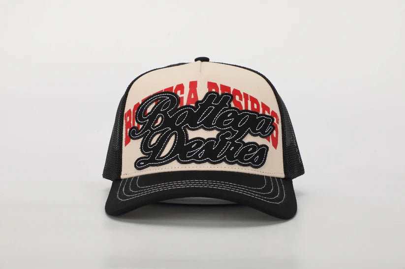 BOTTEGA DESIRES TRUCKER HAT (RAW)