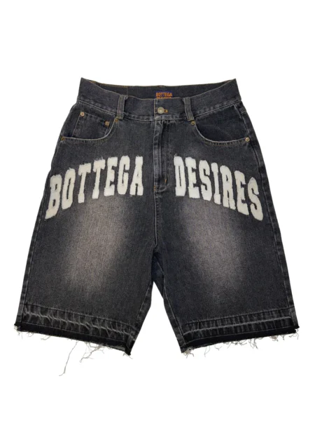 Bottega Desires Denim Shorts (Black)