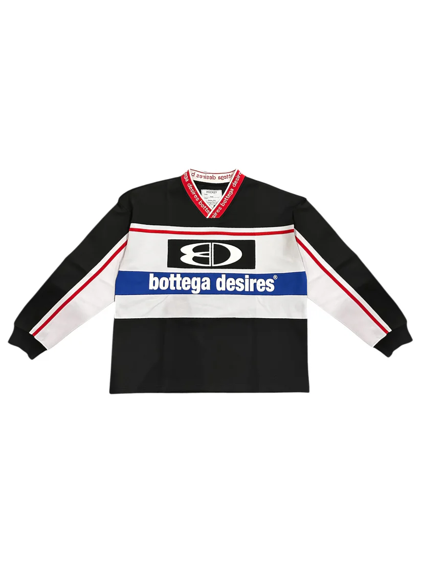 Bottega Desire Hockey Long Sleeve Jersey (Black)