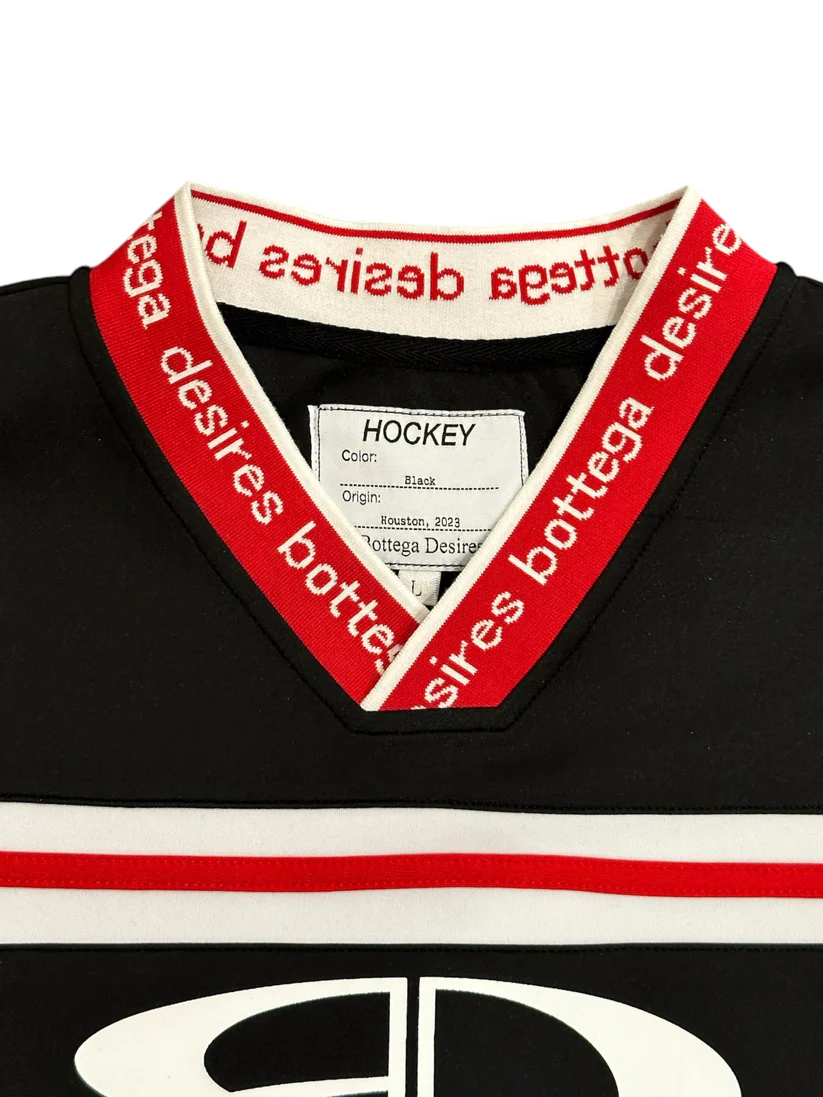 Bottega Desire Hockey Long Sleeve Jersey (Black) - Image 3