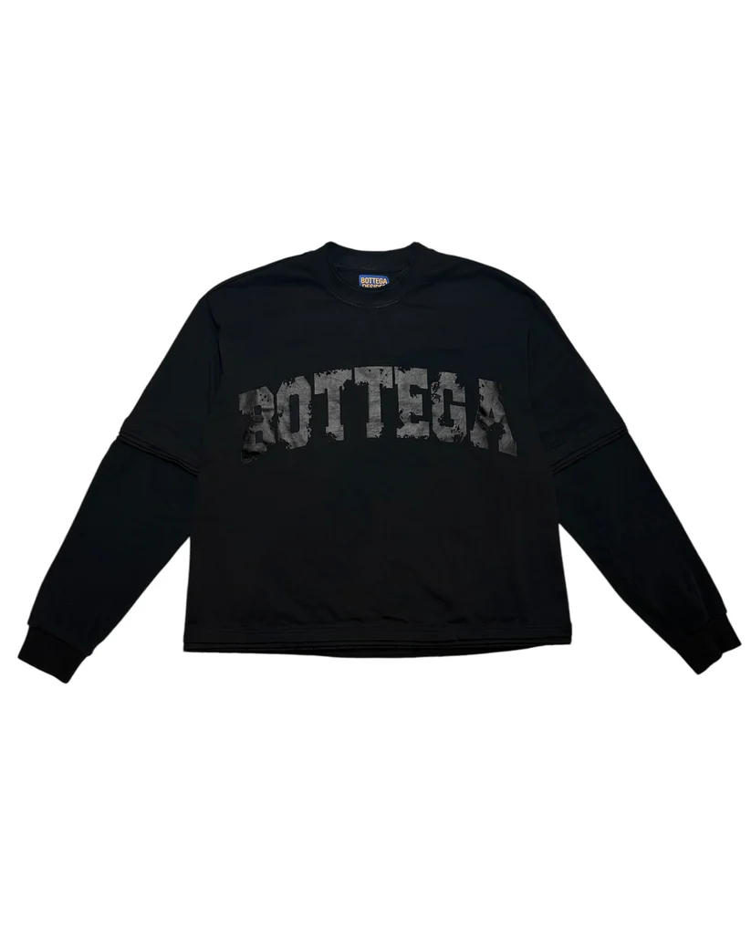 Bottege Desires War Long Sleeve T-Shirt (Black)