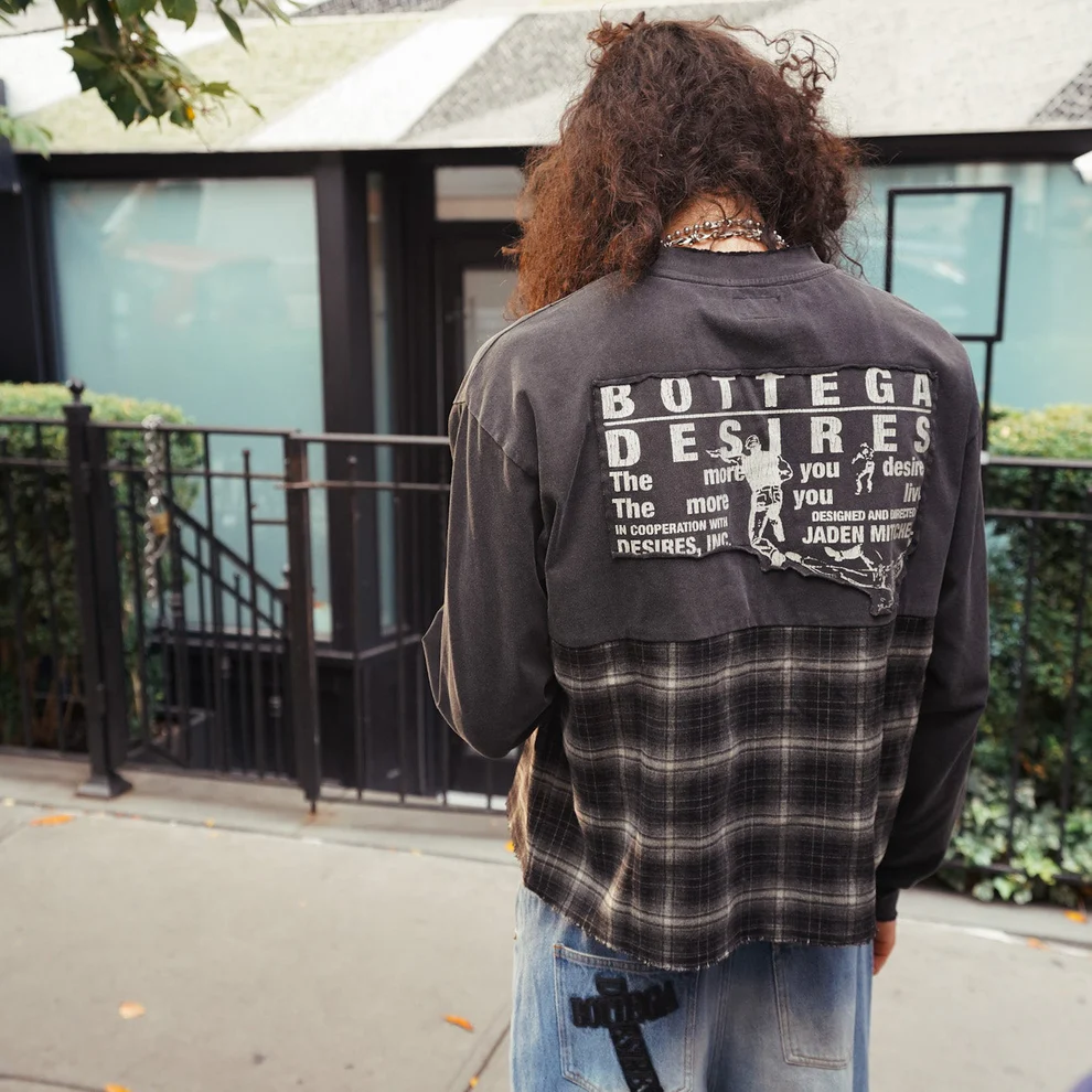 Bottega Desires HYBRID FLANNEL T-SHIRT - Image 2